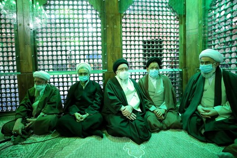 تصاویر/ مراسم تجدید میثاق اعضای مجلس خبرگان رهبری با امام راحل