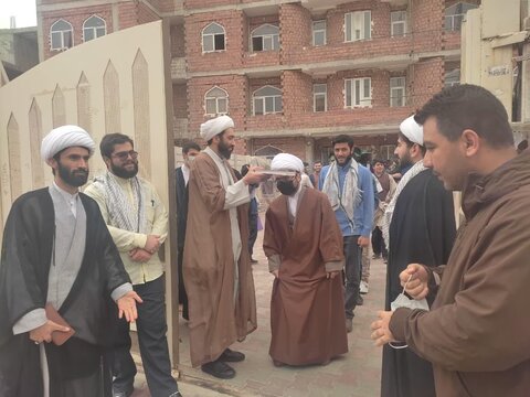 تصاویر/ اعزام طلاب مدارس علمیه استان اردبیل به مناطق عملیاتی جنوب