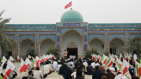 تصاویر/ حضور طلاب خوزستانی در بهشت شهدای هویزه - راهیان نور
