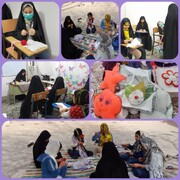 برگزاری کلاس های هنری برای کودکان کوهدشتی به همت خواهران طلبه