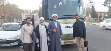 بازگشت اولین کاروان راهیان نور طلاب حوزه علمیه کاشان
