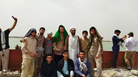 تصاویر/ حضور طلاب حوزه های علمیه استان اردبیل در مناطق عملیاتی جنوب کشور