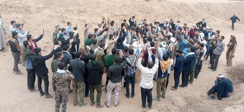 تصاویر/ حضور طلاب حوزه های علمیه استان اردبیل در مناطق عملیاتی جنوب کشور