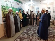 حضور امام جمعه آبادان در ستاد راویان روحانی مستقر در خرمشهر + عکس