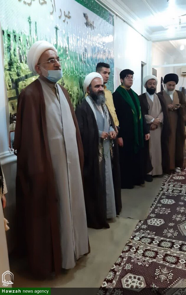 حضور امام جمعه آبادان در ستاد راویان روحانی مستقر در خرمشهر