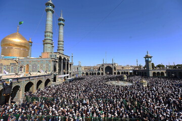 تصاویر/  مراسم تشییع پیکر مرحوم حضرت آیت الله علوی گرگانی-۱