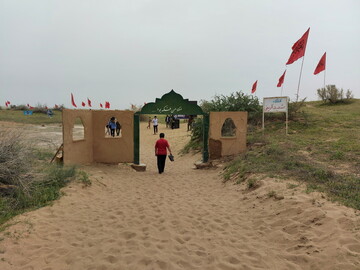 تصاویر / حضور طلاب مدارس علمیه آذربایجان شرقی در یادمان شهدای فکه