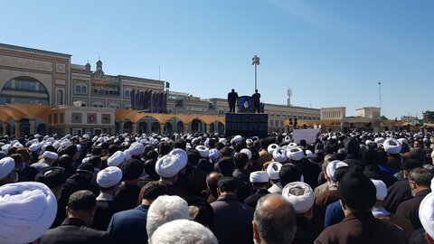 ویڈیو | تشییع پیکر مرحوم حضرت آیۃ اللہ علوی گرگانی