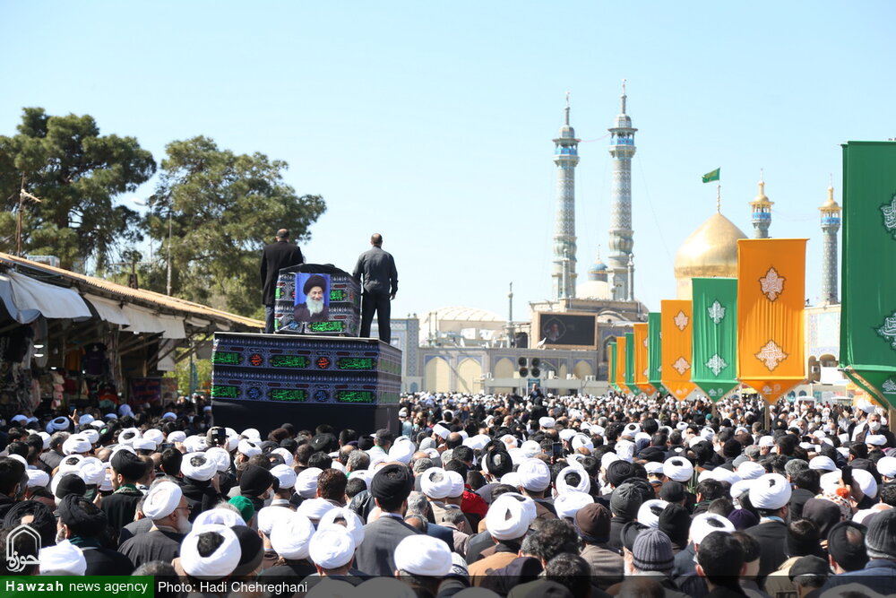 ویڈیو/ مرحوم آیت اللہ العظمی علوی گرگانی کی تشییع جنازہ کے کچھ یادگاری لمحات
