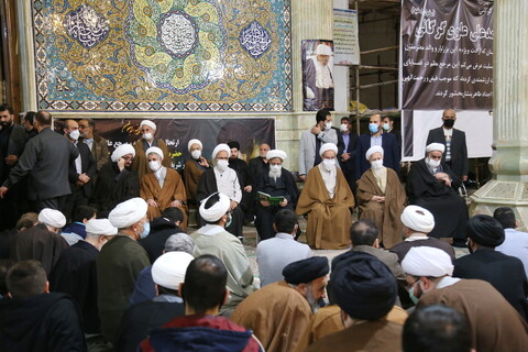 تصاویر / مراسم بزرگداشت آیت الله العظمی علوی گرگانی توسط مقام معظم رهبری