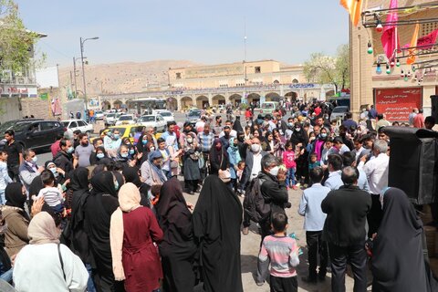 تصاویر| برگزار موکب قرارگاه عمار منصوریه در روز نمیه شعبان