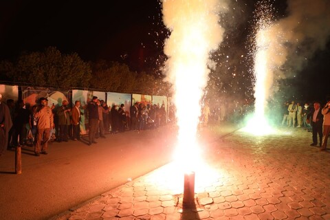 تصاویر/ جشن نیمه شعبان در جوار ۷۲ شهید تازه تفحص شده معراج شهدای اهواز