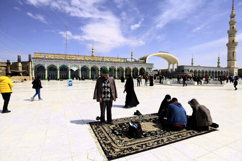 تصاویر/ حال و هوای مسجد مقدس جمکران در روز میلاد امام زمان(عج)
