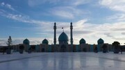 پخش زنده تعویض پرچم مسجد جمکران از شبکه پنج سیما