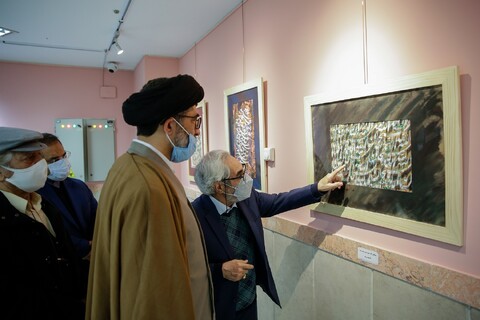 تصاویر/ نمایشگاه خوشنویسی بهارانه رضوی در موزه آستان قدس