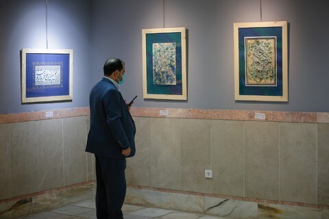 تصاویر/ نمایشگاه خوشنویسی بهارانه رضوی در موزه آستان قدس