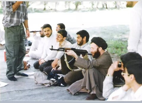 تصاویری از حجت‌الاسلام "سید محسن شفیعی" در دوران دفاع مقدس