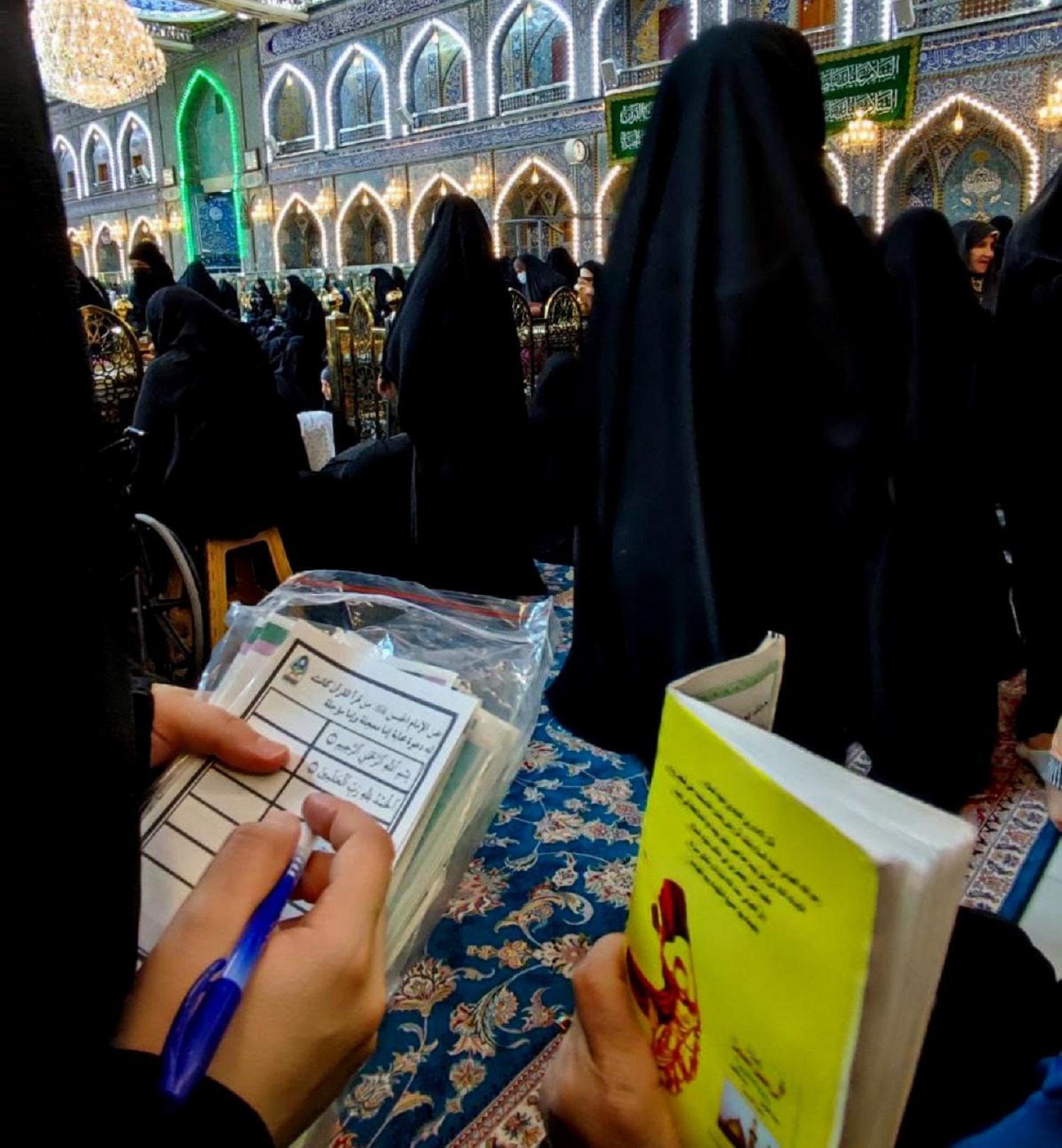 Hundreds of female visitors benefited from the various services provided by the Qur'anic Unit