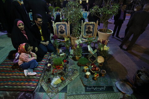 تصاویر/مراسم تحویل سال در گلستان شهدا‎‎ اصفهان