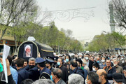 آیت اللہ رے شہری (رح) کی تشییع جنازہ،حرم حضرت عبد العظیم حسنی (ع) میں ہوئے سپرد خاک +تصاویر اور ویڈیو