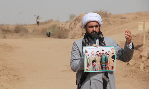 تصاویر/ بازدید طلاب خوزستانی از یادمان شهدای فکه و کانال کمیل