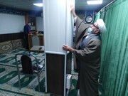 غبار روبی و نظافت نمازخانه های بهزیستی استان قم همزمان با دهه تکریم و غبارروبی مساجد