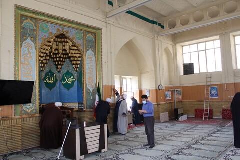 تصاویر/ غبار روبی مساجد ارومیه در آستانه ماه مبارک رمضان
