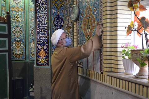 تصاویر/ غبارروبی مساجد شهرستان های شاهرود و سمنان به مناسبت ماه مبارک رمضان