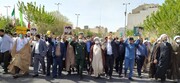 مردم قم با آرمان‌های امام خمینی(ره) تجدید بیعت کردند + تصاویر