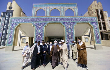 تصاویر/ بازدید آیت الله اعرافی از مدرسه علمیه رشد پردیسان