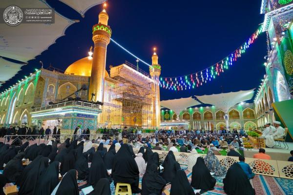 بالصور/ العتبة العلوية المقدسة تقيم الختمة القرآنية الرمضانية