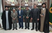 Imam Hussein holy shrine officials visit Islamic Research Foundation