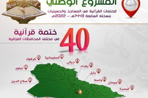انطلاق (المشروع الوطني للختمات القرآنية في المساجد والحسينيات) في العراق