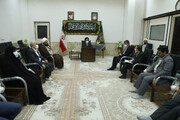 اعضای شورای اسلامی شهر قم با آیت‌الله سعیدی دیدار کردند