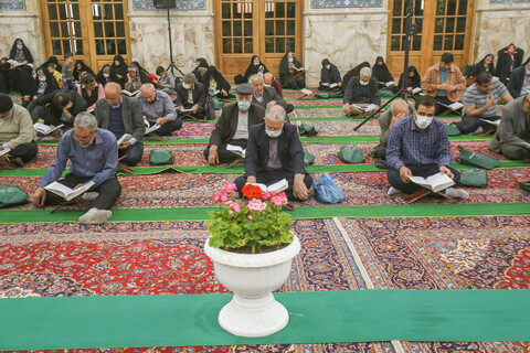تصاویر/ مراسم جزء خوانی قرآن کریم در حسینیه بزرگ رضوی اصفهان