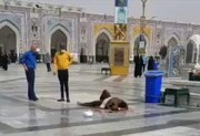 فیلم| امام جمعه دهگلان حادثه تروریستی در حرم رضوی را محکوم کرد