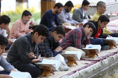 تصاویر/مراسم جزء خوانی قرآن کریم در گذر فرهنگی چهارباغ اصفهان