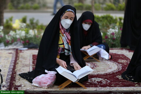 بالصور/ إقامة ختمات قرآنية في مختلف مدن إيران