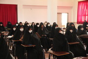 تجمع طلاب حوزه علمیه خواهران قزوین در محکومیت اقدام تروریستی مشهد