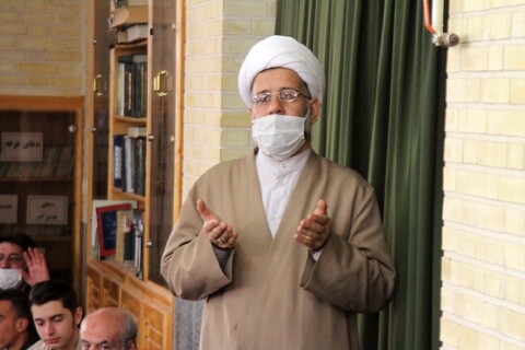 تصاویر | مراسم بزرگداشت شهید اصلانی در مدرسه علمیه آیت الله آخوند(ره) همدان