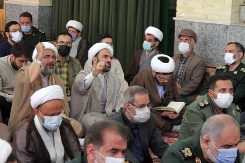 تصاویر | مراسم بزرگداشت شهید اصلانی در مدرسه علمیه آیت الله آخوند(ره) همدان