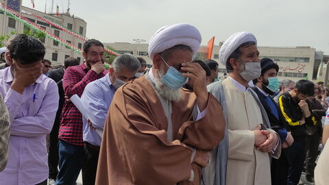 تشییع شهید حجت الاسلام اصلانی در مشهد