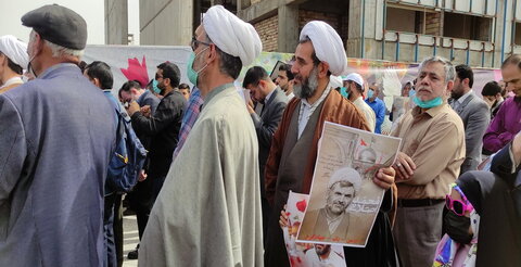 تشییع شهید حجت الاسلام اصلانی در مشهد