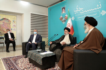 تصاویر/ نشست خبری رئیس جمهور با رسانه‌های استان البرز