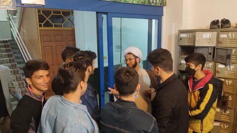 تصاویر/ بازدید دانش آموزان از مدرسه علمیه امام علی(ع) سلماس