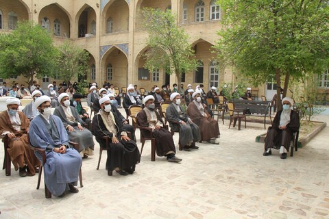 تجمع روحانیون بوشهر در محکومیت حمله تروریستی در حرم امام رضا(ع)