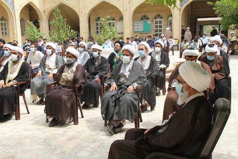 تجمع روحانیون بوشهر در محکومیت حمله تروریستی در حرم امام رضا(ع)