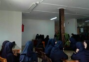 حضور مبلغین مدرسه علمیه مهدیه خنداب در دبیرستان دخترانه ارشاد