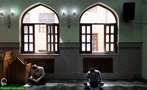 بالصور/ إقامة ختمة قرآنية في شهر رمضان في حرم الشاه عبد العظيم (ع) الحسني