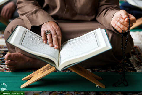 بالصور/ إقامة ختمة قرآنية في شهر رمضان في مسجد جوهر شاد حرم الإمام الرضا عليه السلام